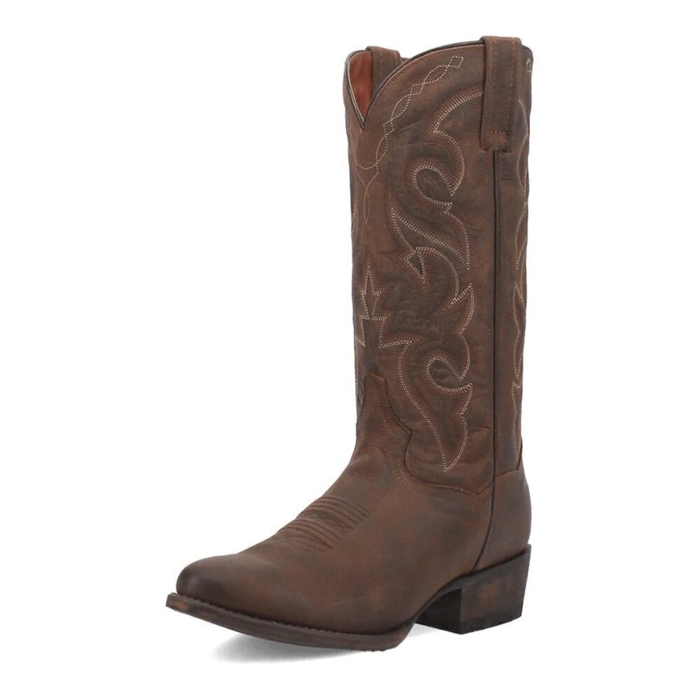 Dan Post Leather distressed Renegade Western boots 8 - Picture 1 of 10